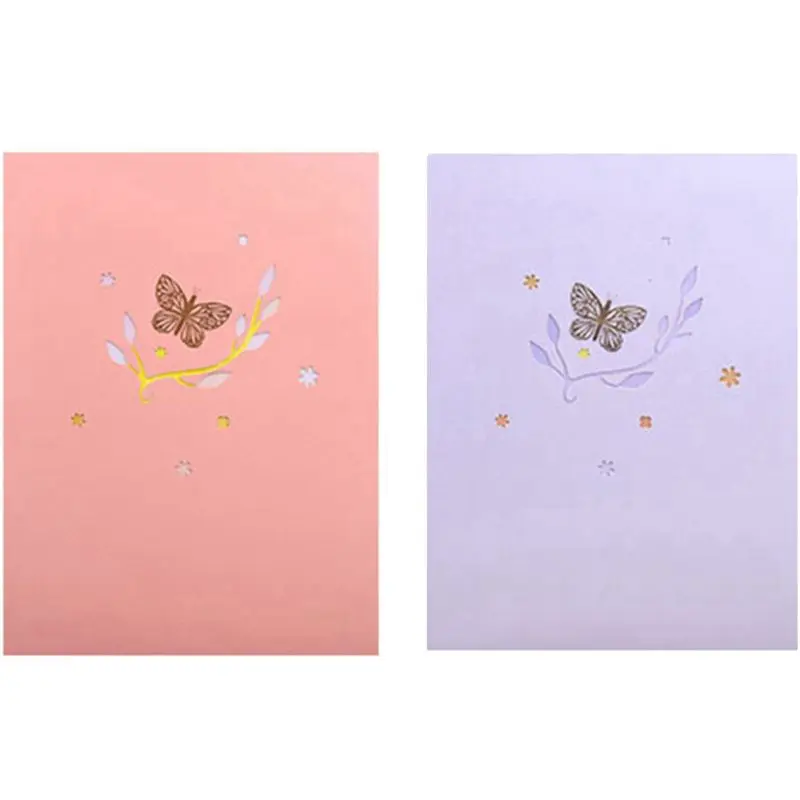 

ABDW-Greeting Card With Butterfly Design,Handmade 3D Butterfly Cards Mother's Day Anniversary