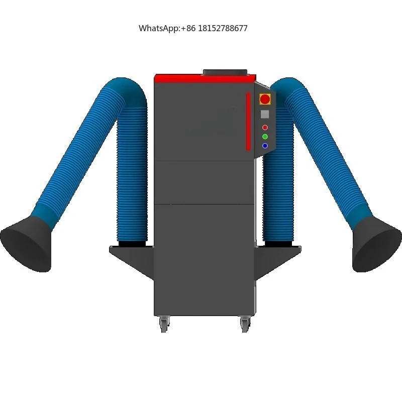 4kw High Efficiency 0.3m Particle Filter New Fume Extractor 3800 M/h Airflow 20L Dust Capacity