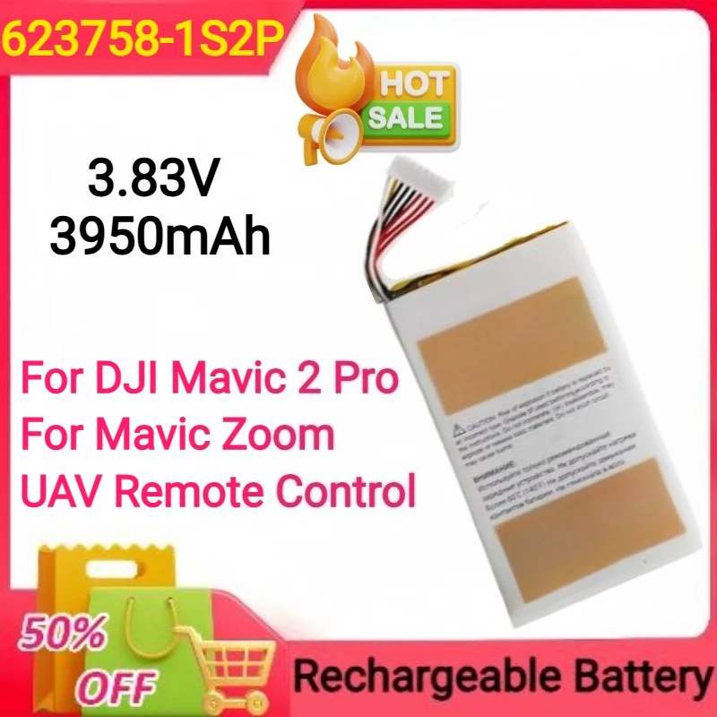 

3950mAh 3.83V 623758-1S2P Battery for DJI Mavic 2 Pro For Mavic Zoom UAV Remote Control Rechargeable Battery