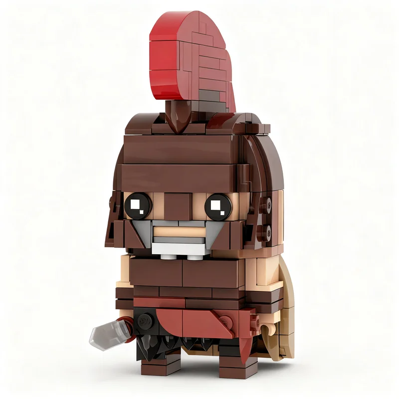 273pcs MOC Odysseus BrickHeadz - The Odyssey Model Building Blocks Christmas Gift Architecture Toys Assemble Birthday Display