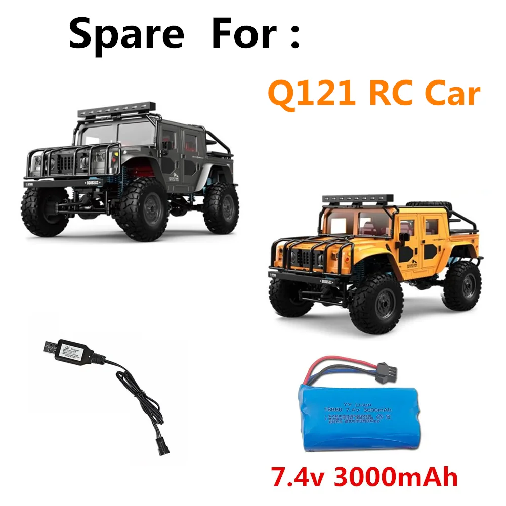 Q102 RC Car Battery 7.4V  3000mAh USB Cable JJRC Q102 Spare battery Q102 Accessories Battery SM-3p plug