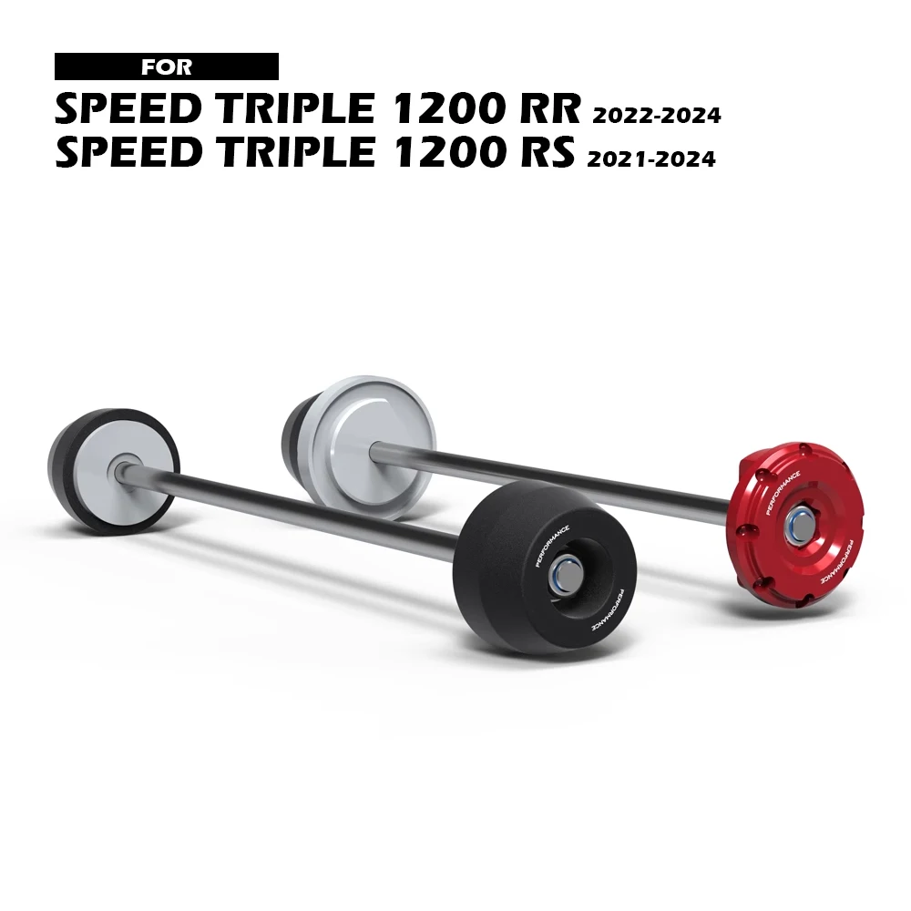 Speed Triple 1200 RR RS 2021-2024 Motorcycle Front Rear Axle Fork Crash Slider For Anti-collision Slider Accessories