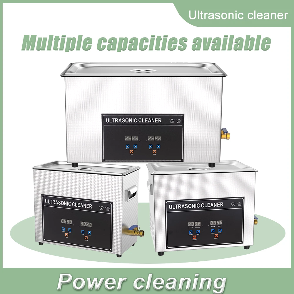 Ultrasonic Bath 1L 3L 6L Jewelry Glasses Dental Instruments Industrial Ultrasonic Cleaning Machine 2L 10L 30L Vinyl Cleaner