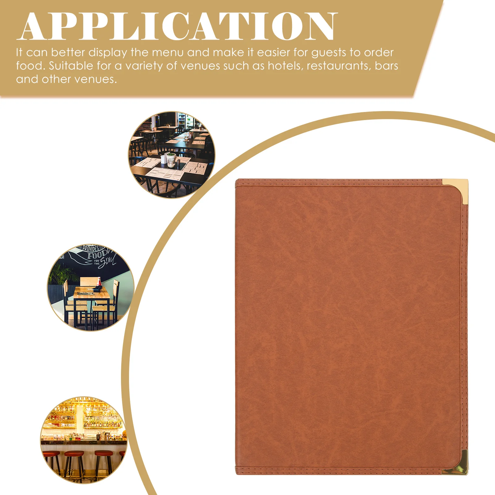 Menu Cover Clear Pvc Transparent Restaurant Menu Holder Recipe Sheet Protector Price List Paper Insert For Cafe Bar Hotel