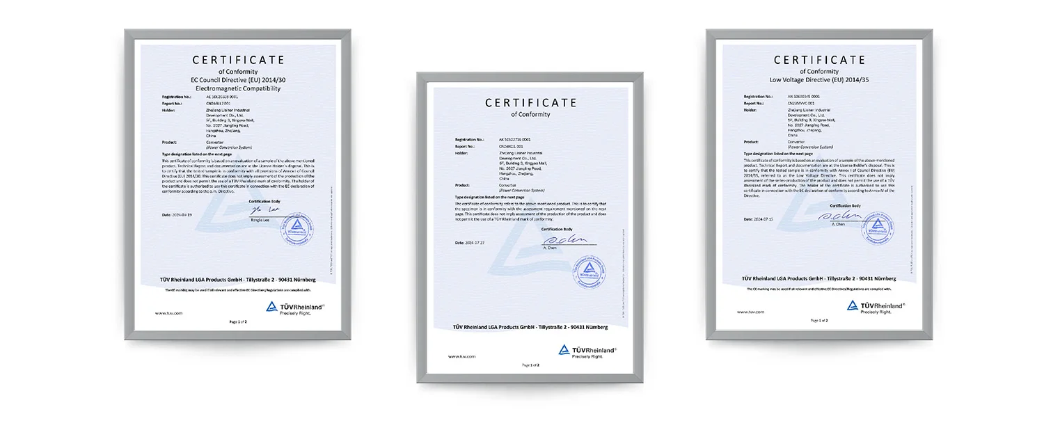 LISINER Neptune-125K-HA1-3 125KW/250KW الهجين العاكس النظام الشمسي LiFePO4 ليثيوم أيون تبريد الهواء تخزين الطاقة الصناعية