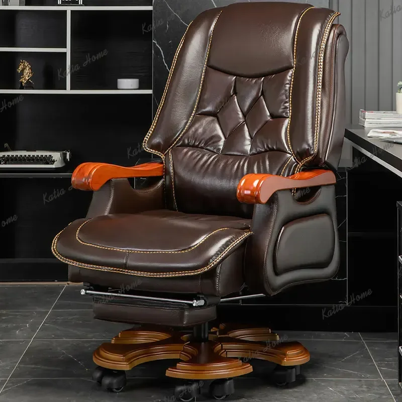 Massage Footrest Office Chair Portable Ergonomic Computer Executive Office Chair Dresser Leather Muebles Theater Furniture