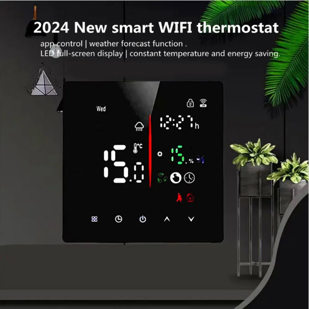 WiFi Electric Floor Heating Smarts Thermostat TUYAs 16A Digital Temperature Controller For Home Room Heating Remote Control