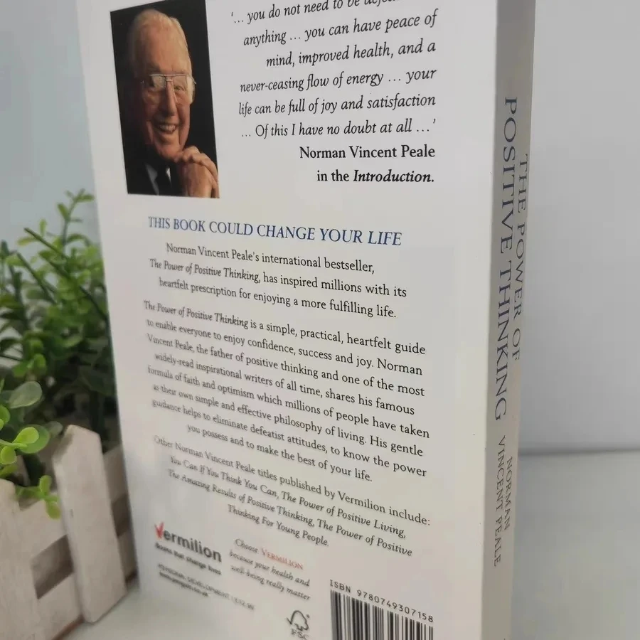 Victor Vincent Peale\'s Positive Thinking Power Bestseller English Book Paperback