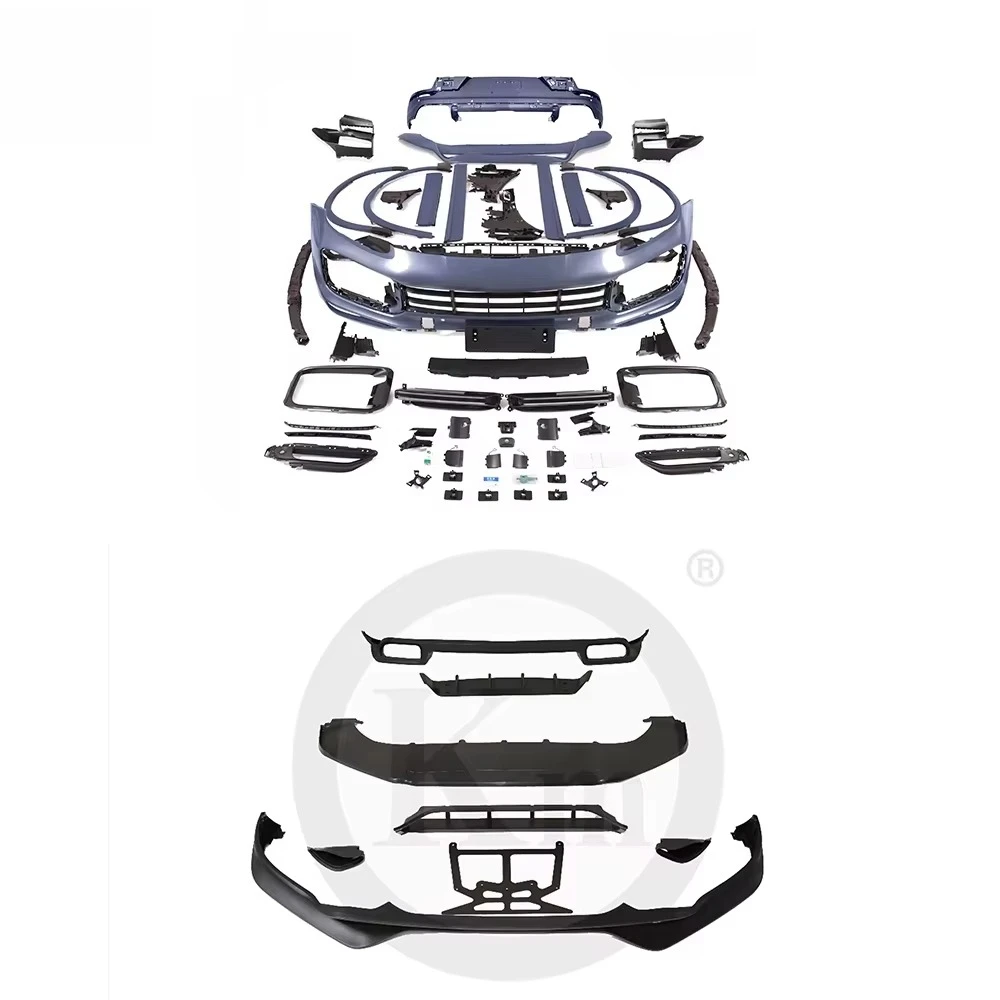 

STLF Car Bumper Cover Old Car Upgrade Body Kit for porsches Cayennes Coupe 2018-2023 Upgrade to Coupe Turbo Techart