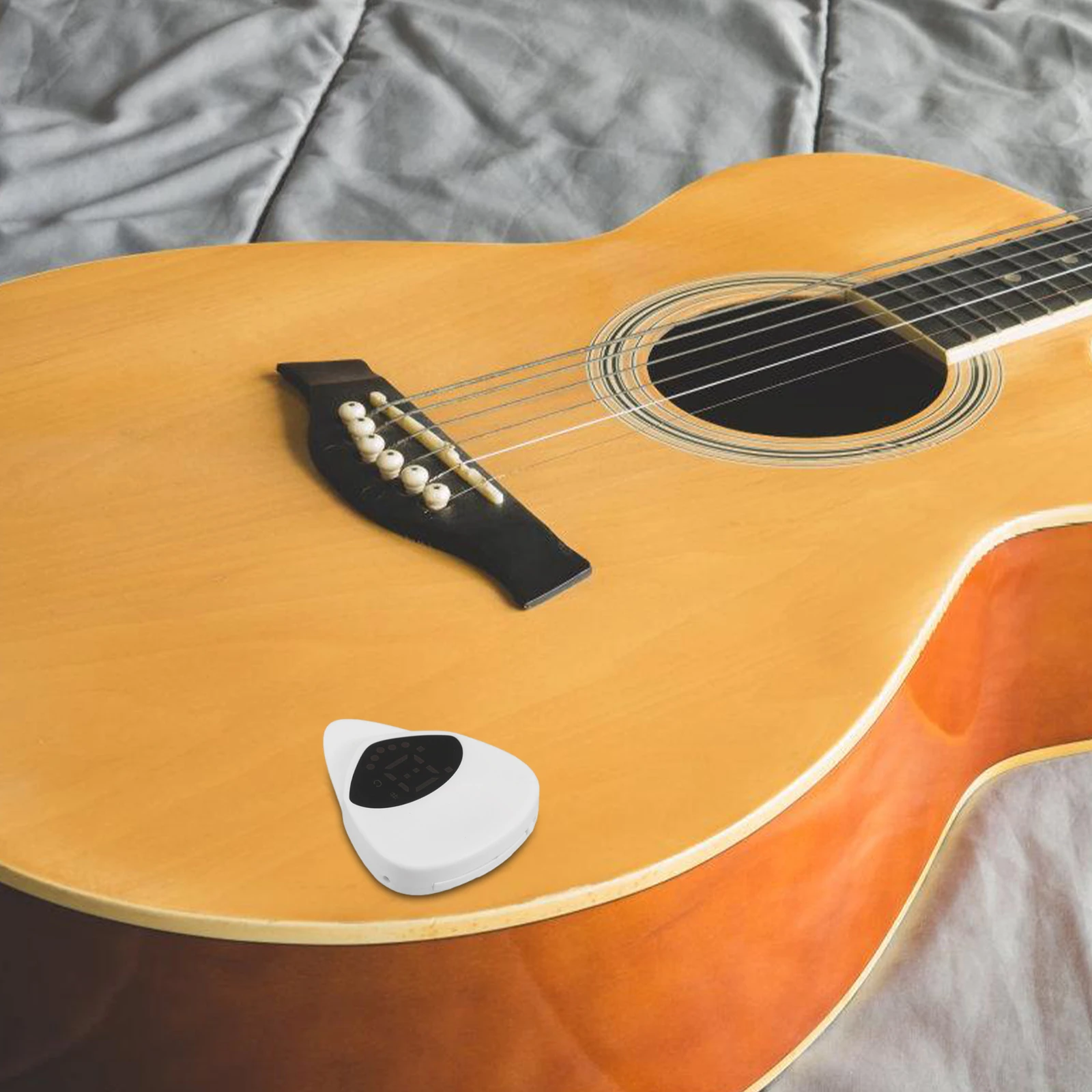

Guitar Tuner Acoustic Electric Bass Pickup Automatic Accessories Parts Classical Sensor Precision Versatile Portable Guitar