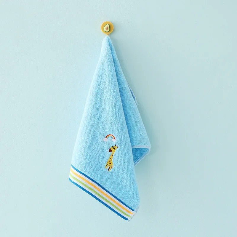 Cartoon Animal Baby Towel Cotton Children Bath Towel Soft Absorbent Handkerchief Face Towel Washcloth for Kids Newborns 50x27cm