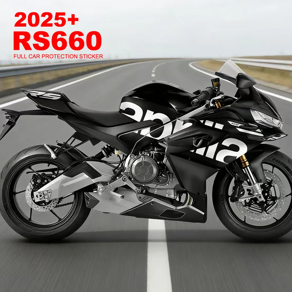 For Aprilia RS660 RS 660 2025 Motorcycle Full-body protective decal kit Waterproof scratch-resistant Paint protection stickers
