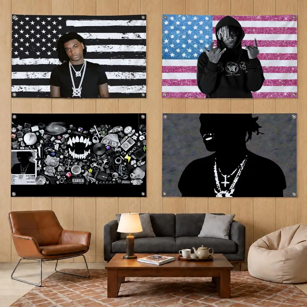 Ken Carson Opium Trap Rapper Flags Decorative Banners Suitable For Outdoor Camping Family Parties And Garden Walls Gift