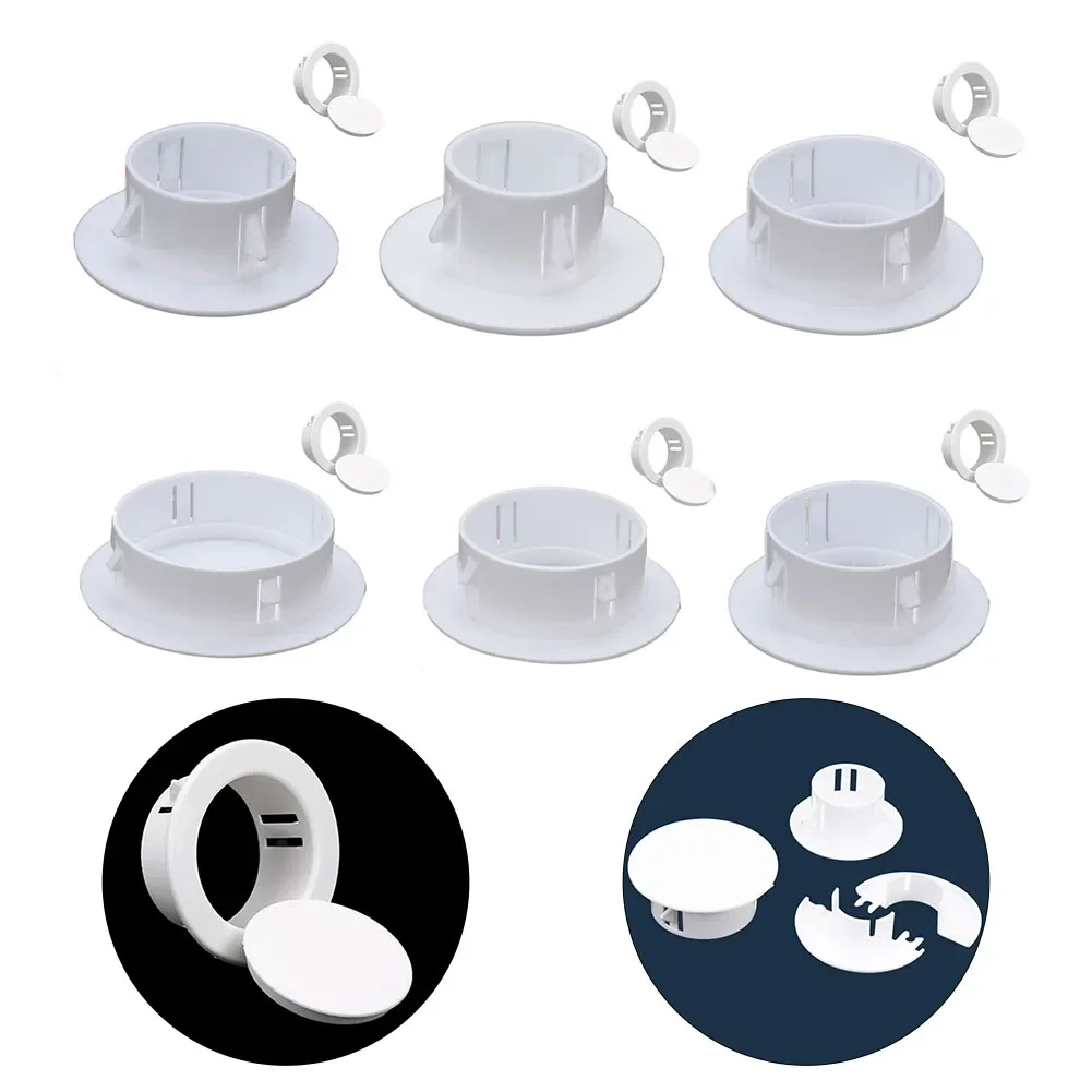 1PC 40-100mm Decorative Cover Wall Hole Cover Protective Vents Decor Cap Plastic Plug Suitable For Air Conditioning Holes