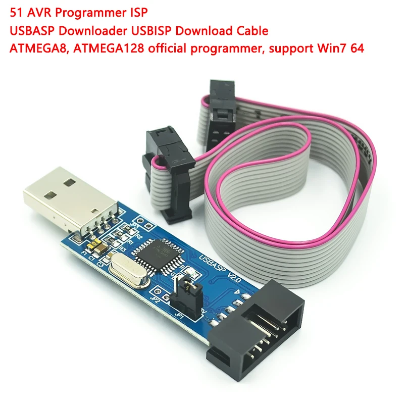 برنامج البرامج الرسمي USBASP USBISP AVR، ISP، USB، ASP، ATMEGA8، ATMEGA128، متوافق مع Win7 64 #1