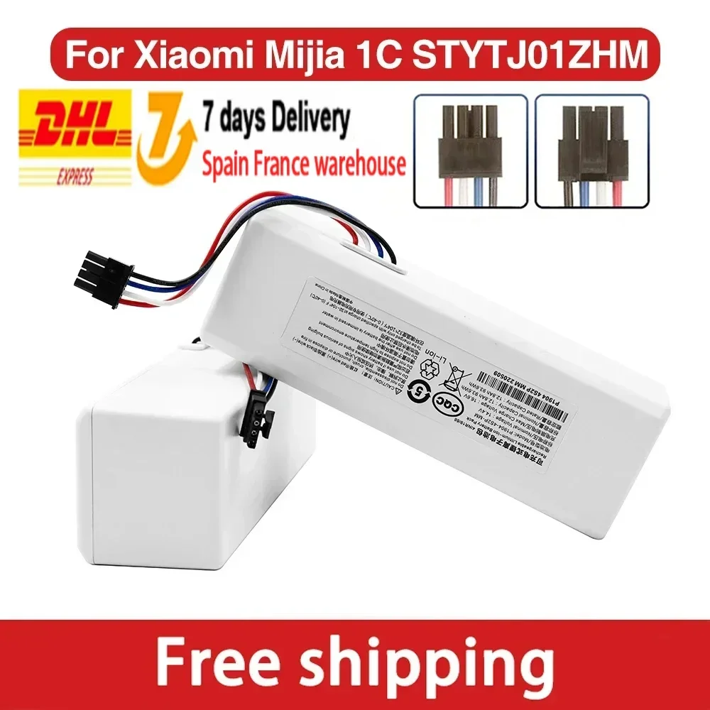 

For Xiaomi Robot Battery 14.4V 1C STYTJ01ZHM Mijia Mi Vacuum Cleaner Sweeping Mopping Robot Replacement Battery G1