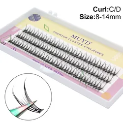 High quality cluster eyelash extension Dovetail single eyelash natural segmented eyelash bundle easy to operate makeup products