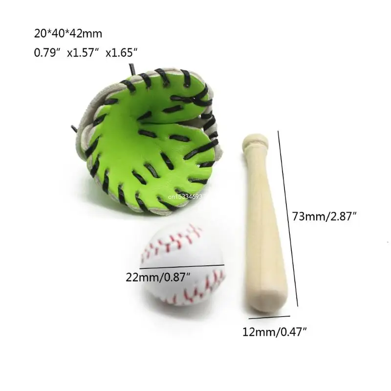 Accessoires photographie pour nouveau-nés, 3 pièces Baseball, Softball, fournitures sport loisirs,