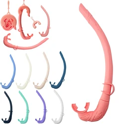 Snorkeling snorkel set - silicone mouthpiece, professional diving goggles snorkel water sports snorkel for water snorkeling