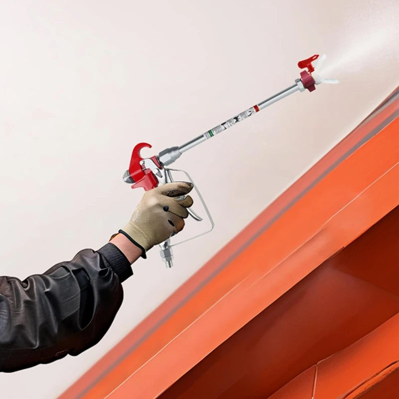 Panas! Ujung nozel cat semprot tanpa udara bolak-balik, dengan pelindung ujung nozel kursi & filter semprotan cat untuk semprotan tanpa udara