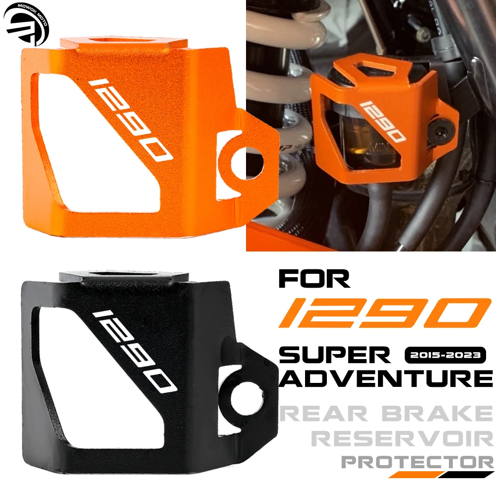 Penutup pelindung Reservoir rem belakang, untuk KTM 1290 SUPER ADVENTURE S R T 1290 ADVENTURE 1290 SAS Aksesori Sepeda Motor