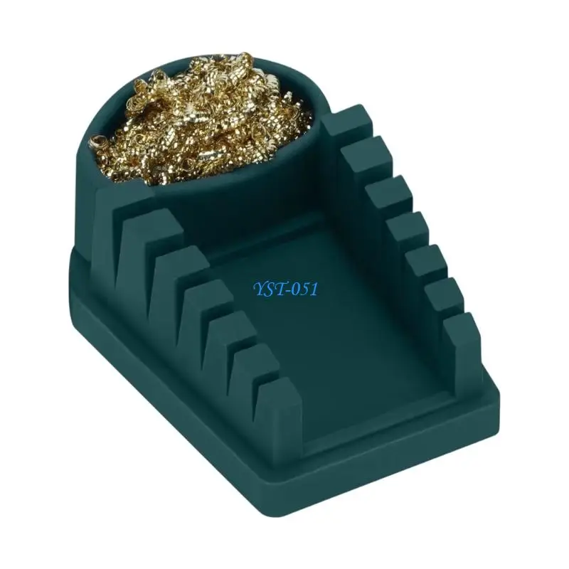 E15A Convenient Soldering Stand Equipped With V Slots And Tip Cleaner For low maintenance