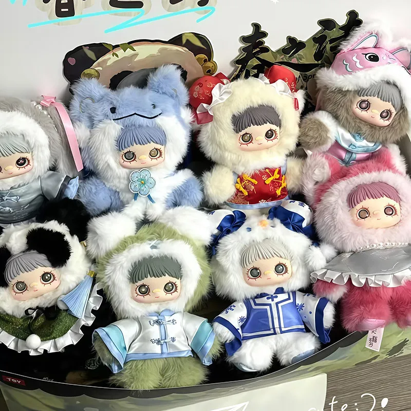 

MayMei V3 Spring Poems Blind Box: Мягкие игрушки, виниловые плюшевые куклы, модные коллекционные подвески-шармы для сумок, подарок