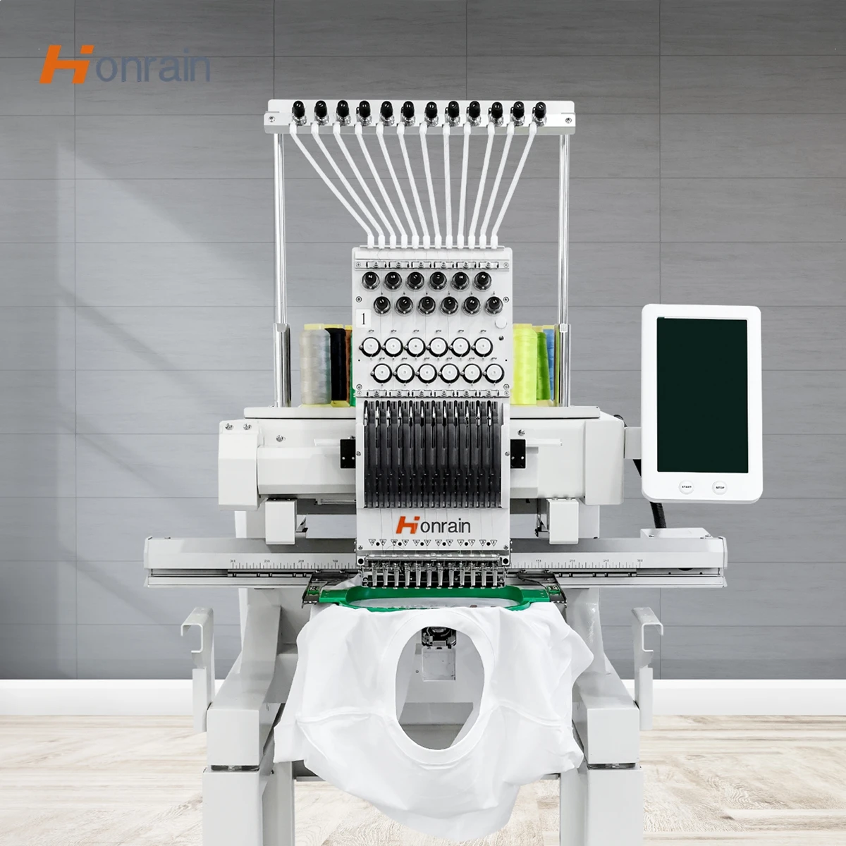 HONRAIN High Quality Single Head Embroidery Machine Multi - Needle Multi - Color Embroidery Machine
