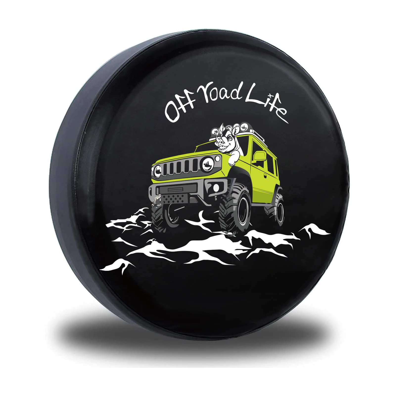 Capa de roda para pneu sobressalente de 15/16 '', para suzuki jimny jb64 jb74 jb64w jb74w sob Φ 27.95 "/71cm