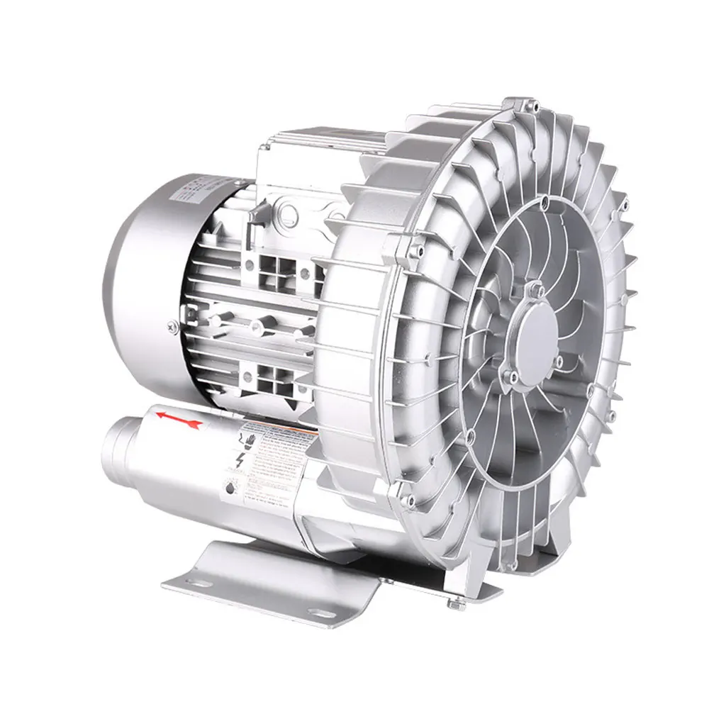 High Pressure Vortex Fan Centrifugal Fan Industrial Powerful Blower Vortex Air Pump Vacuum Pump Fish Pond Aerator 250/370