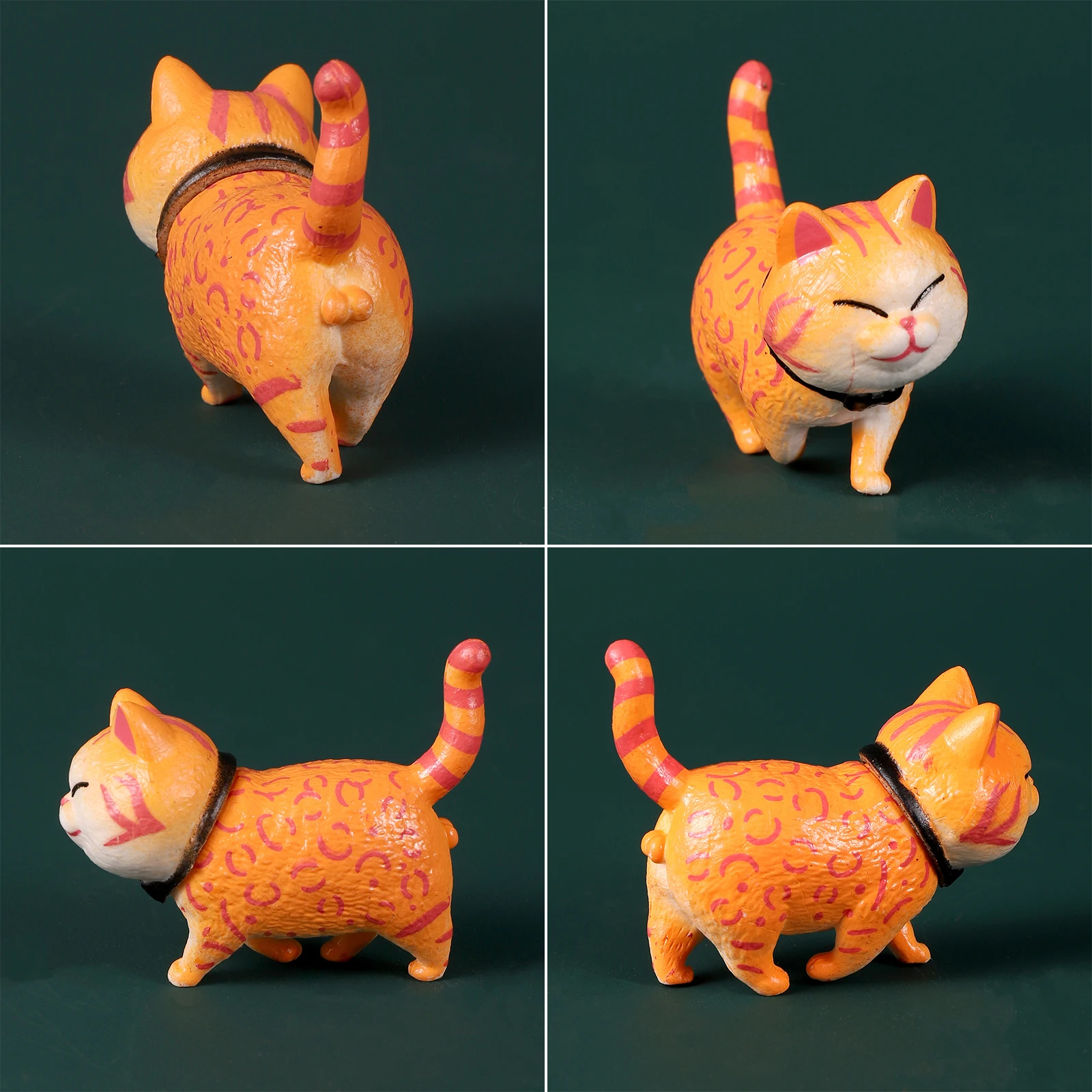 3Pcs/Kit 9Pcs/Kit Cute Mini Cat Ornaments Desktop Car Home Room Office Decoration Figures Statue Kids Student Lovely Gifts