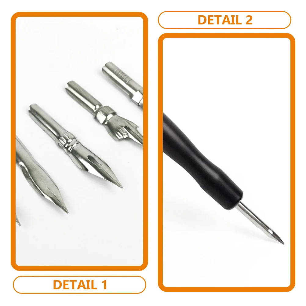 

1 Set Multiple Tip Sizes Smear-Resistant Ink For Modeling Drawing Art Infiltration Line Pen Handicraft Panel Liner Painting Tool