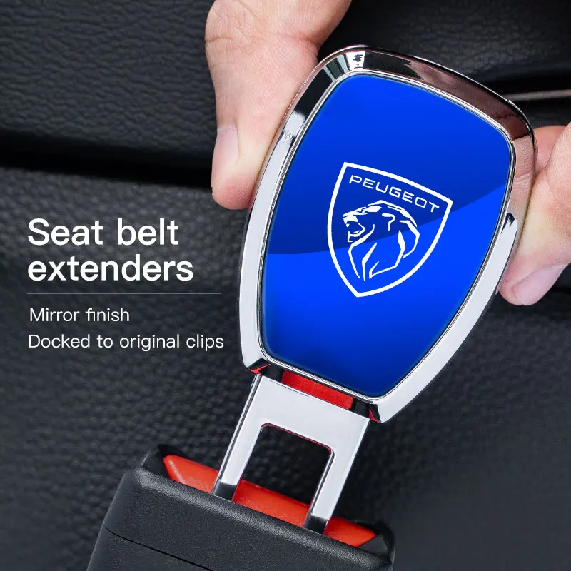 مقعد السيارة حزام موسع حزام الأمان قفل مشبك كليب المكونات اكسسوارات ل جديد بيجو 206 208 207 3008 308 2008 107 508 607 106 406 #3
