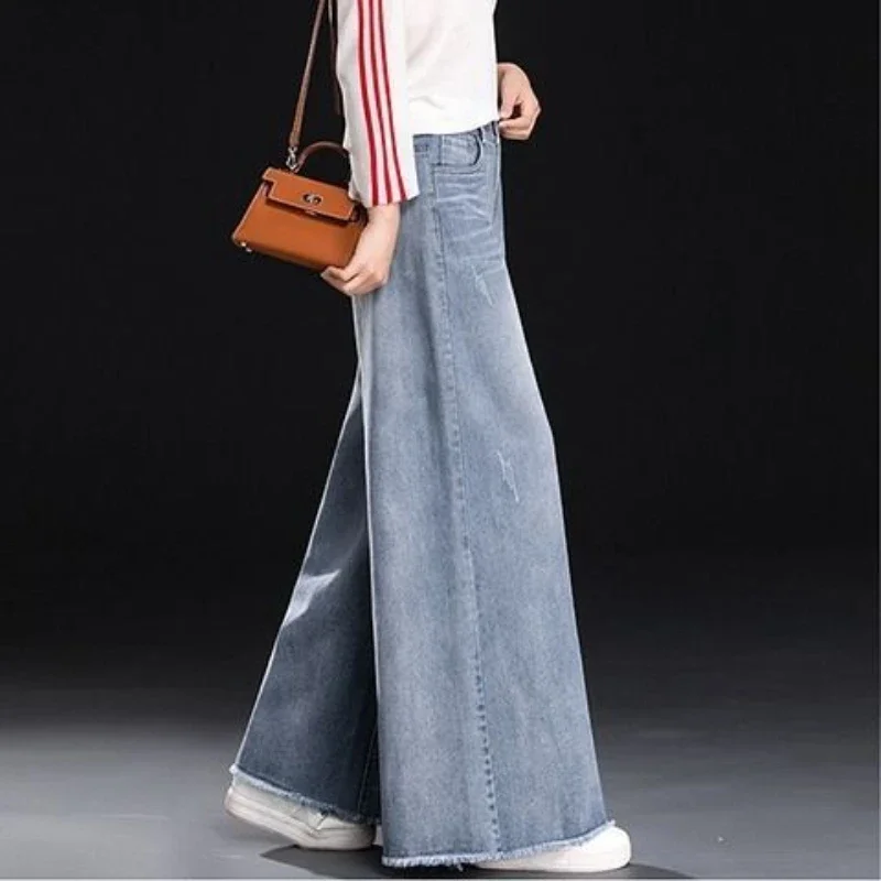 

Jeans Baggy Pants Denim Trousers Women Women's Denim Shorts Wide Leg Pant Women's Clothing 2024 Fashion Woman Clothes Jean V514