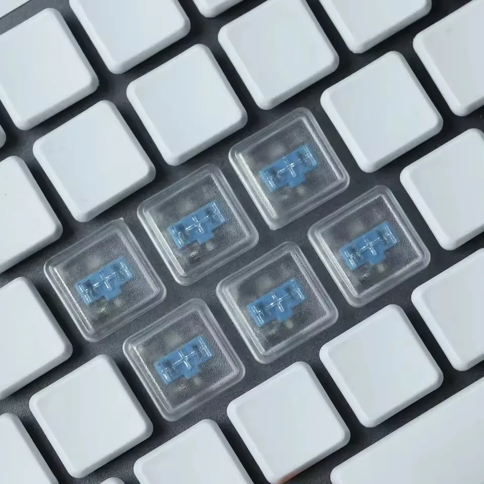 

5/10/30/50pcs Low Profile Choc PBT Keycaps for Kailh 1350 Choc Switches Mechanical Keyboard Ultra Thin Black White Transparent