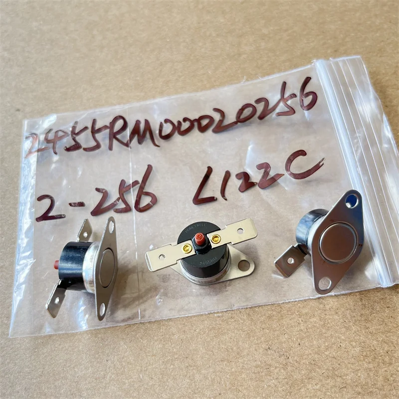 2455RM 2-256 L122C Normally closed 122 degrees, temperature switch NEWS thermostat, temperature sensor, genuine,