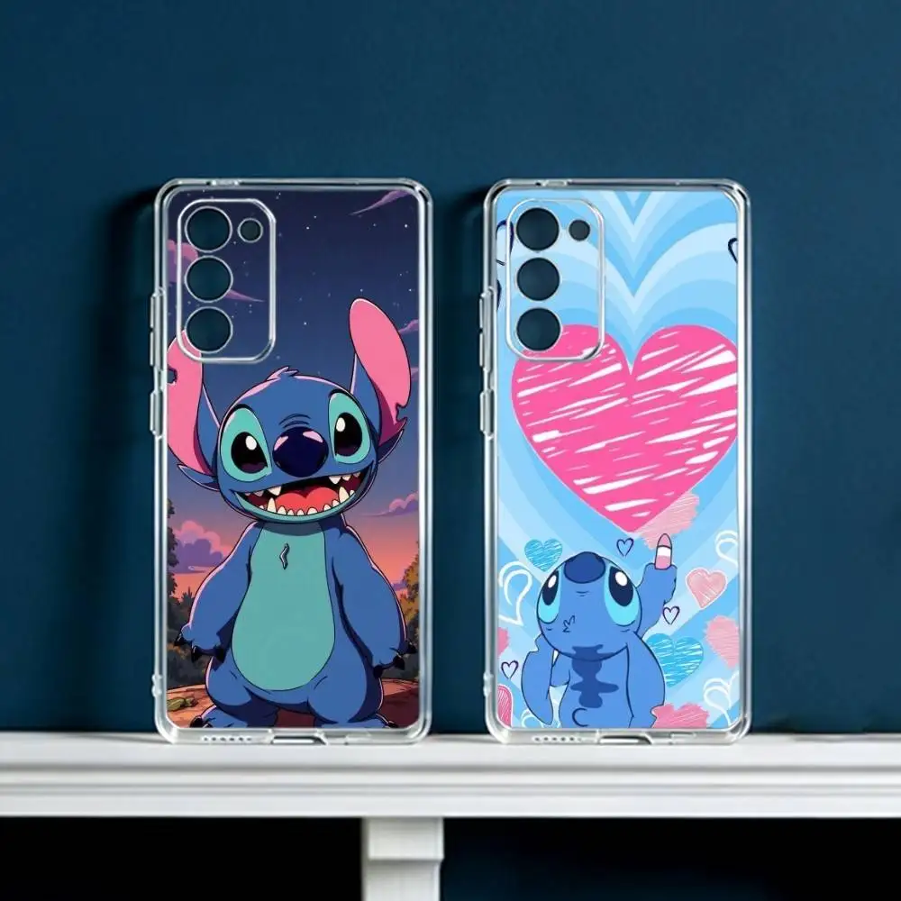 

Experiment 626 Blue Alien Phone Case For Samsung Galaxy S24 S25 S23 S22 S21 Plus S24 S25 Transparent Cover Case