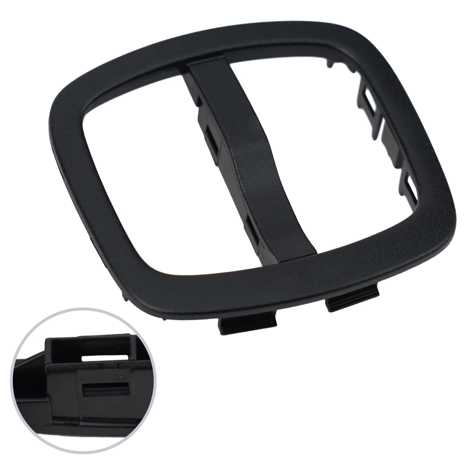 /Center /For /Dash Tunnel Button Frame For For Smart For Fortwo 451 2007 2008 2009 2010 2011 2012 2013 2014 Black Plastic Interi
