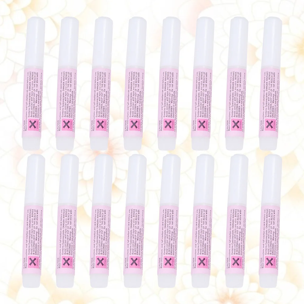 50pcs 2G Nail Glue Professional Strong Adhesive For Nail Art Decoration False Tips Rhinestones Mini Beauty Tool Portable Design