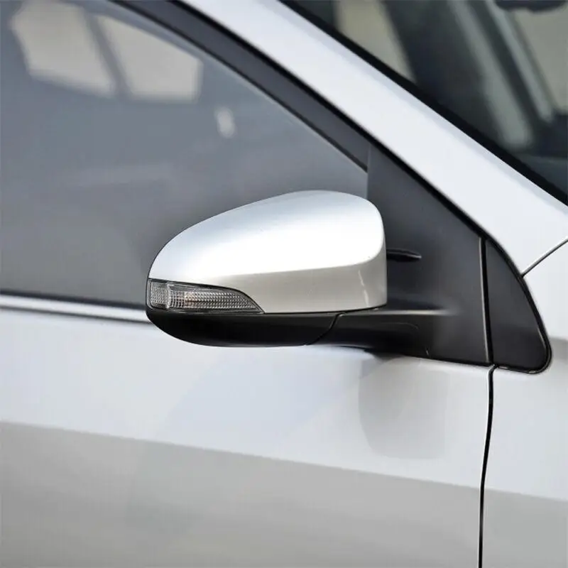 1pcs Car Right Side Mirror Silver Cover ABS Cap New For 2014-2019 Toyota Corolla