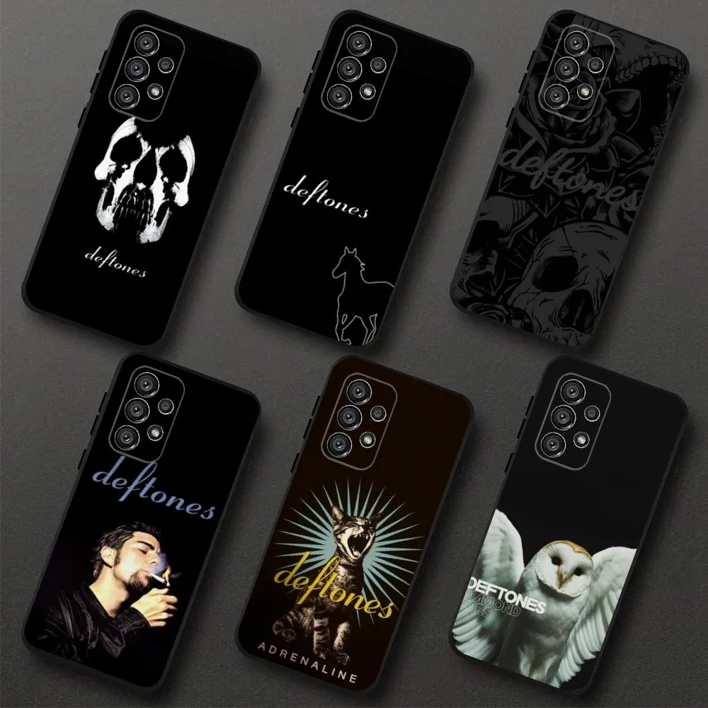 

Band D-Deftones Phone Case For Samsung Galaxy A20,A21s,A22,A31,A32,A52,A53,A72,73,A80,A91 Soft Black Cover