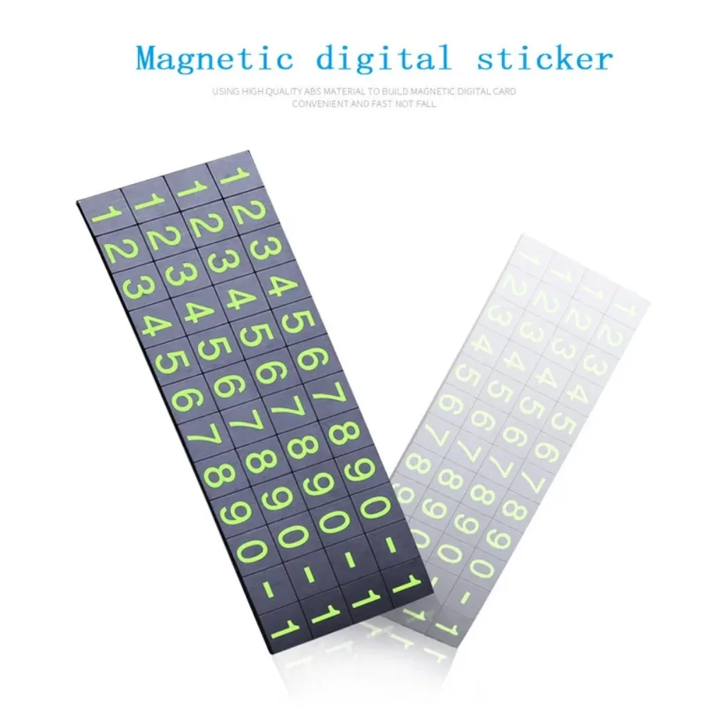 Car Phone Number Card Temporary Parking Card Plate Telephone Number Car Park Stop Automobile Accessories Car-styling 13x2.5cm image 4