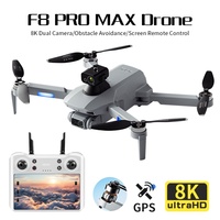2025 NEW F8 PRO MAX GPS Drone Professional 8K HD Camera UAV FPV Drone with Screen Remote Control Brushless Quadcopter Toys