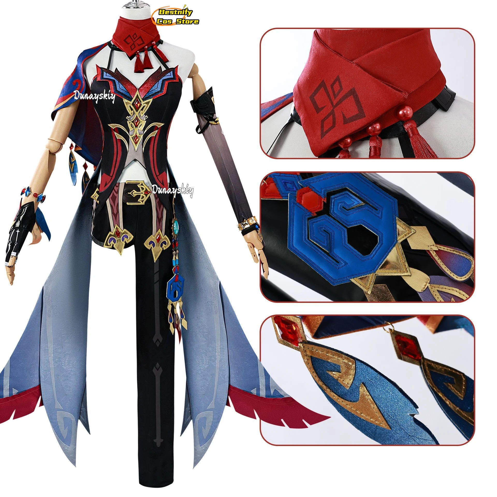 Chasca Costume Cosplay Gioco Genshin Impact Chasca Cos Outfis Parrucca Vestito Set Completo Puntelli Uniforme Tlalocan Per 2025 Parti Anime