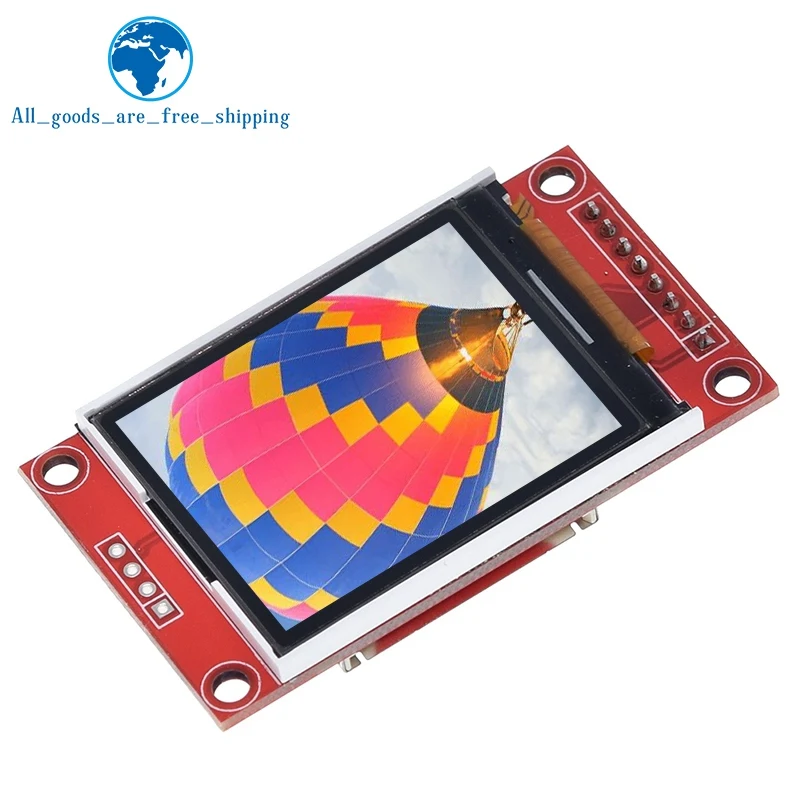 Tzt 1.8 Inch Tft Lcd Module Lcd-scherm Module Spi Seriële 51 Drivers 4 Io Driver Tft Resolutie 128*160 Voor Arduino
