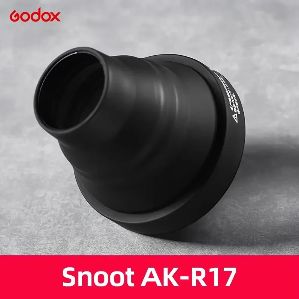 Godox AK-R1 丸型ヘッドフラッシュアクセサリーキッ - Snoot Flash Modifier のレビューと価格