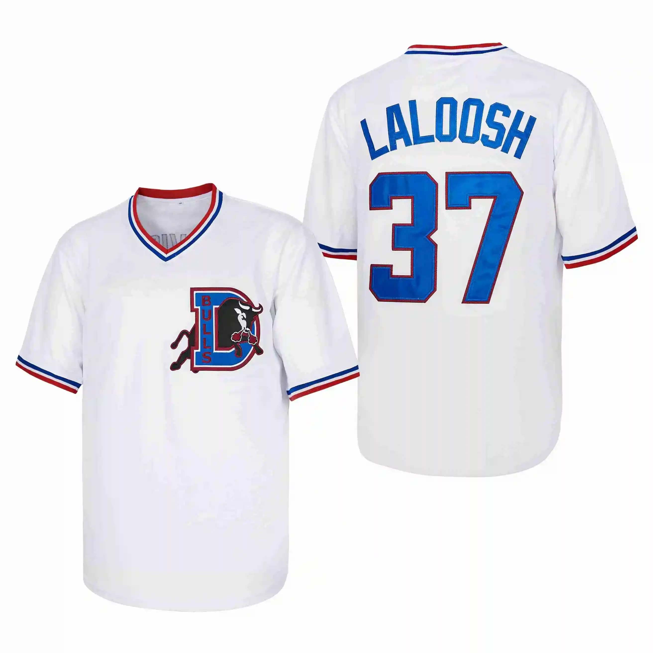 تطريز البيسبول جيرسي للرجال ، ملابس رياضية في الهواء الطلق ، ثقافة الشارع الهيب هوب ، اللون الأبيض ، 8 ديفيس ، 37 لاوش ، جديد ، 2023