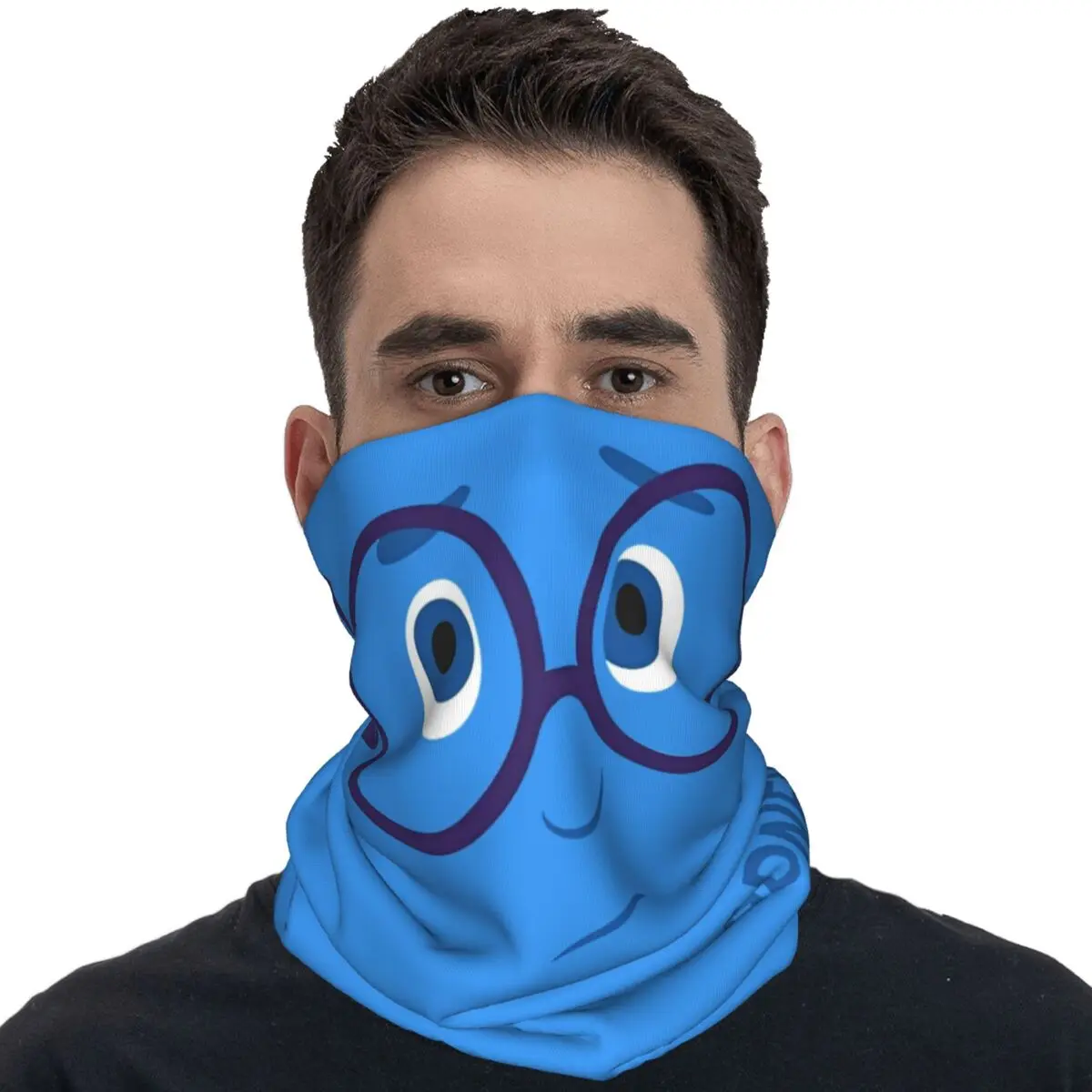 Inside Out Character Of Riley Joy Sadness Anger Disgust Fear Bandana Design Seamless Soft Tactical Mask