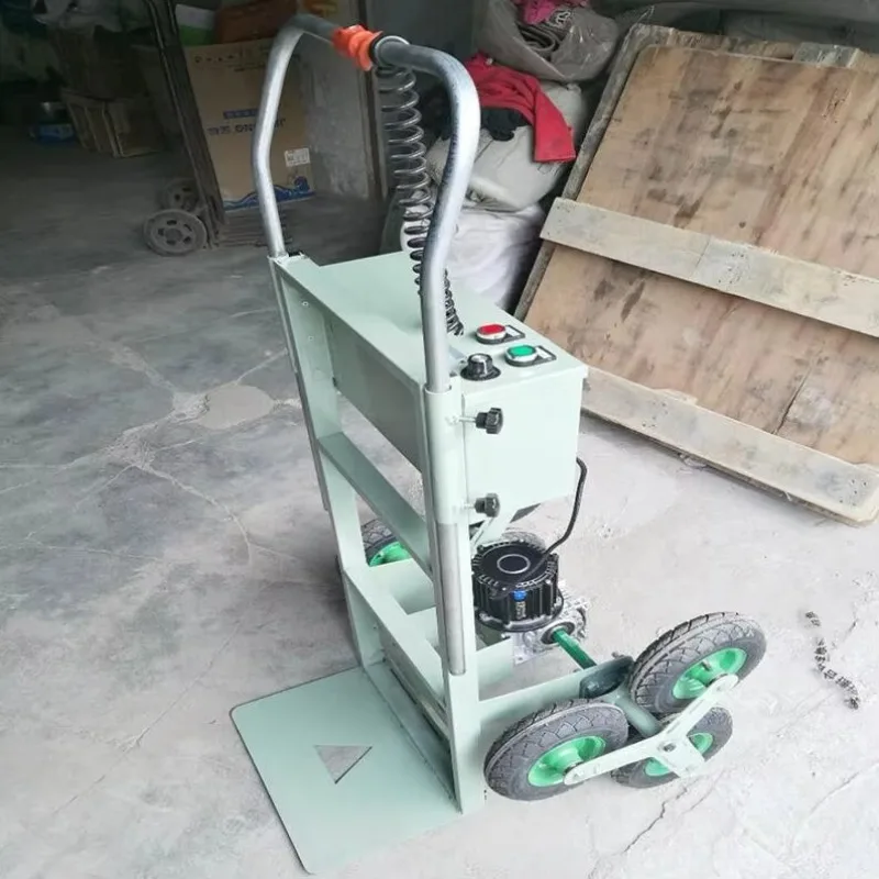 

【Hot】Manpower-saving Electric Hand-drawn Goods Climbing Stairs Machine