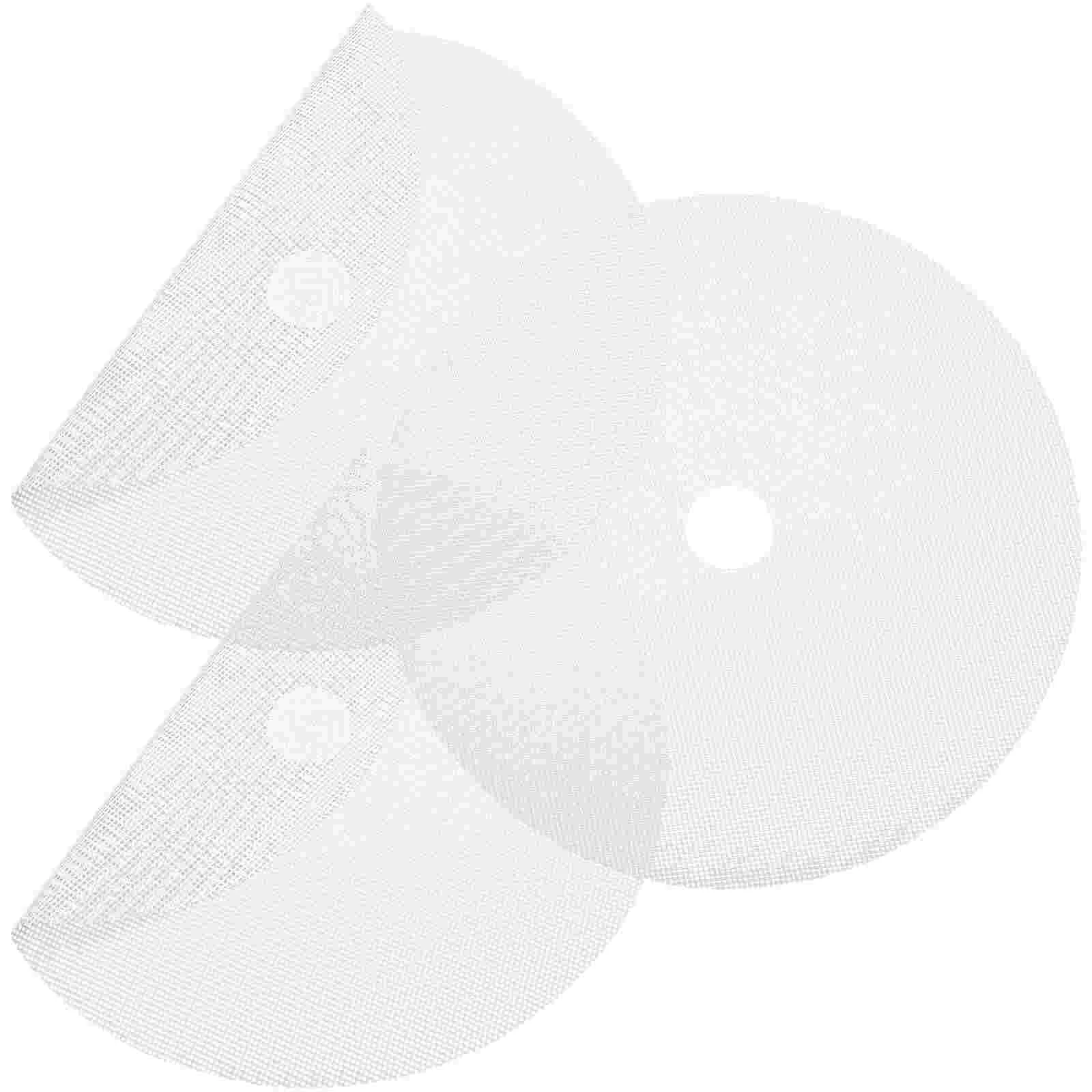 3 Pcs Fruit Dryer Mat Airfryer Accessories Trays for Food Serving Dehydrator Silica Gel Mesh Mats Liner Silicone Pad Pads